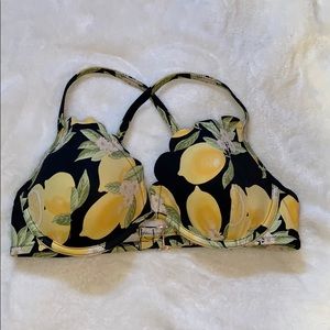 Lemon Bathing Suit Top